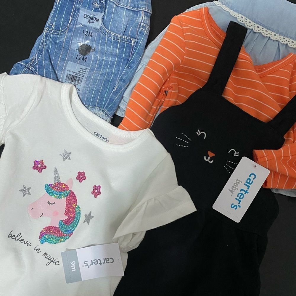 Bundle Baby girl set (Carter's&OshKosh)